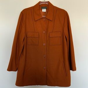 Harvé Benard Longline Wool Blend Jacket Blazer -‎ Size 14